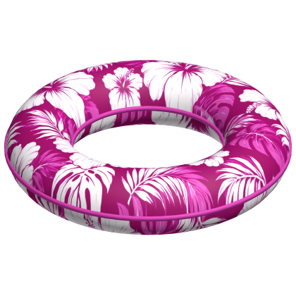 Pink Hibiscus Summer Floatie