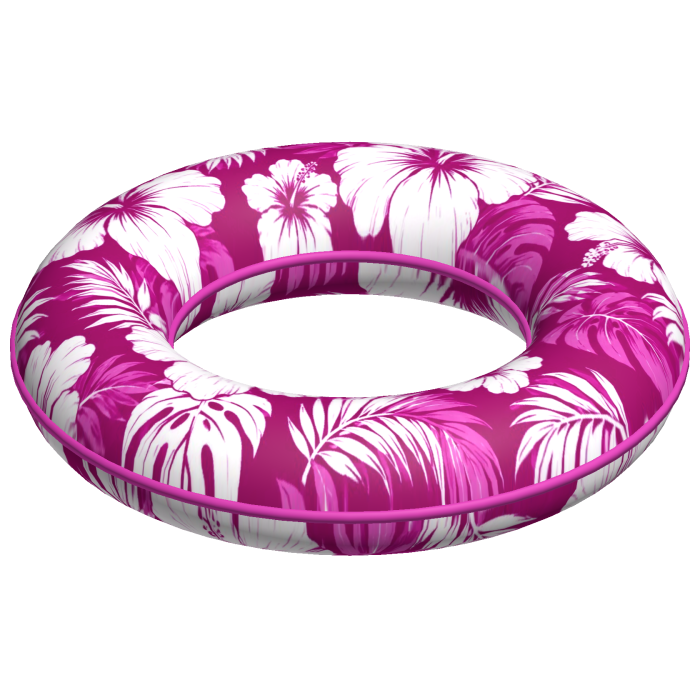 Pink Hibiscus Summer Floatie