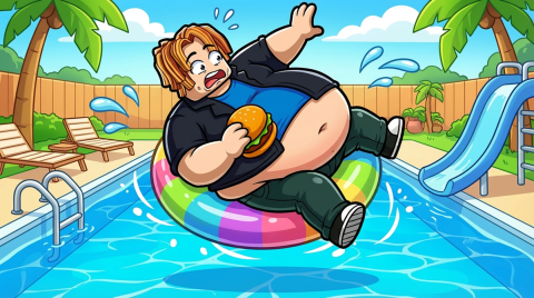 [2x🍀] Get Fat to Splash💦