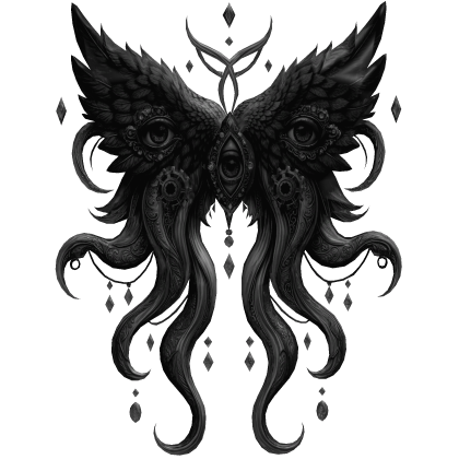 Esoteric Angel Cape (Black) Roblox item