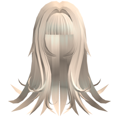 Long kawaii anime moe spikes in light blonde