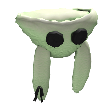 Cute Green Bunny Hood w Floppy Ears 3.0
