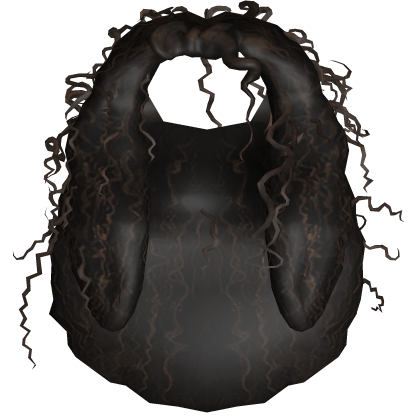 🌊 Moana's Curly Black Ocean Princess Hair Roblox item