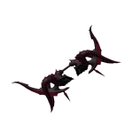 Crimson Skull Horned Bow
