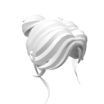 Curly Space Buns (White)