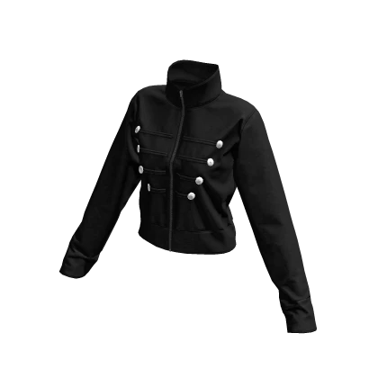 Napoléonjacket black ☆ black napoleon button jacket | Roblox Item - Rolimon's