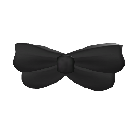 Black Goth Hair Bow Roblox item