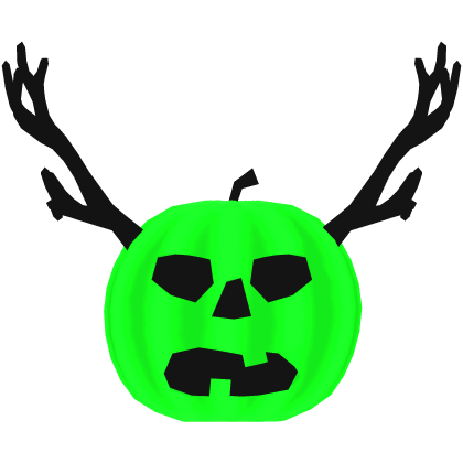 Green Pumpkin with Antlers Roblox item