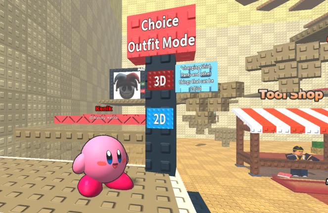 2D and 3D Outfit Switcher