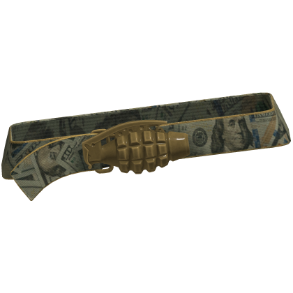 Y2k Grunge Grenade Belt Money 3.0