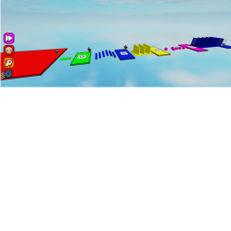 Rainbow Obby New 5 stages.