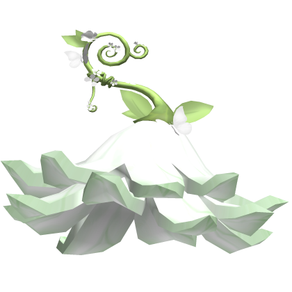 Green White Fantasy Fairy Bell Flower