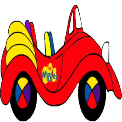 Big Red Car Cartoon Roblox decal