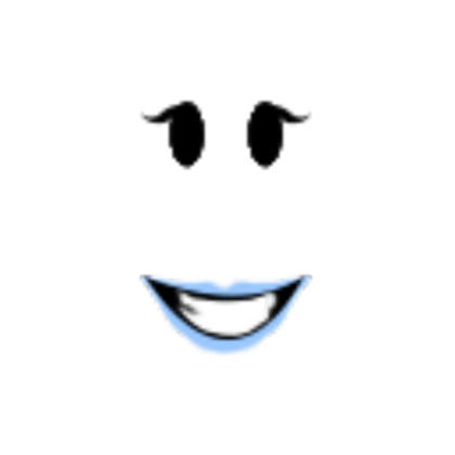 Cute blue smiling girl Roblox decal