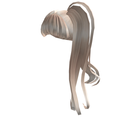 Cabelo loiro rabo lateral Roblox item