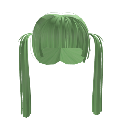 Kawaii Alt Punk / Emo Twintails in Green Roblox item