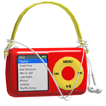 Red & Yellow MP3 Shoulder Bag