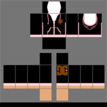 Brown and Pink DC hoodie Roblox decal
