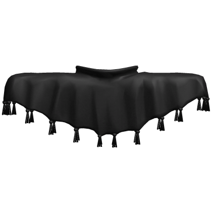 Black Poncho Shoulder Fringe Cape 1.0 Roblox item