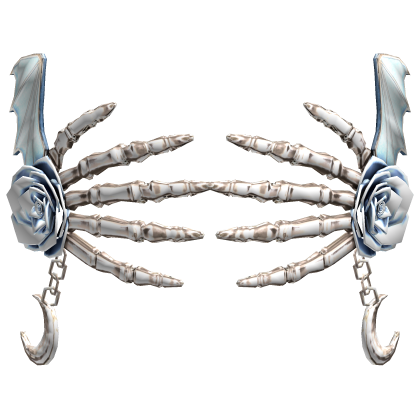 Skeleton Rose Hands Mask