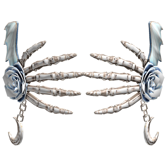Skeleton Rose Hands Mask