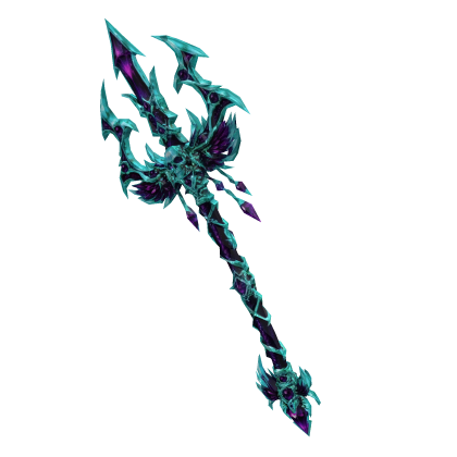 Purple Blue Skull Trident Roblox item
