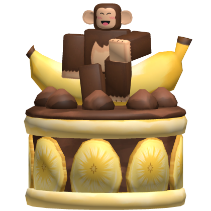 Monkey’s Banana Birthday Cake (Chocolate)🍌🎂