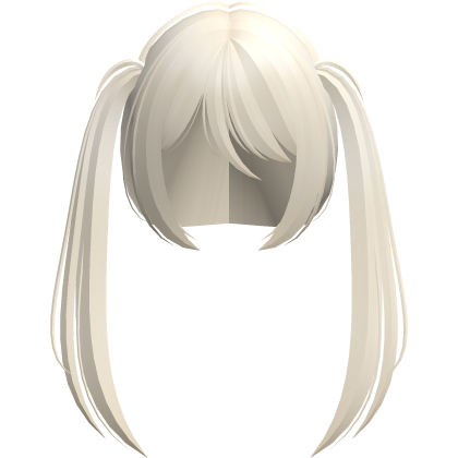 moe vkei emo wispy ponytails long blonde