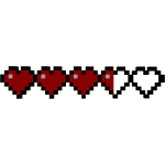 [🎁 FREE UGC] Pixel Heart HP MidHigh(75%)