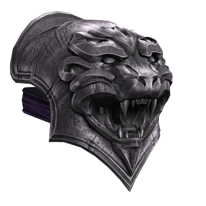 Silver & Purple Spartan Armor Pauldron - Left Roblox item