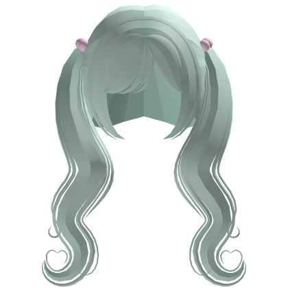 White Long Twin Tails Roblox item