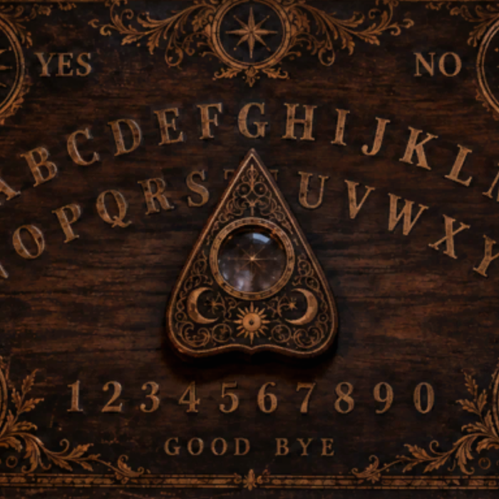 Ouija Board Gothic Halloween Emo Candle Background