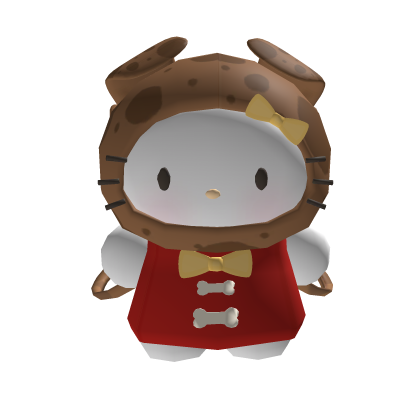 Kitty Backpack with Brown Puppy Hood Roblox item
