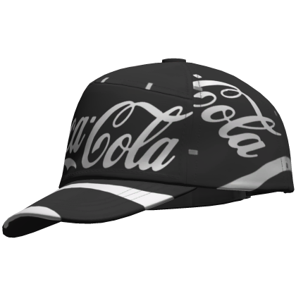 Black Sidewept Coca-Cola Trucker Cap Roblox item