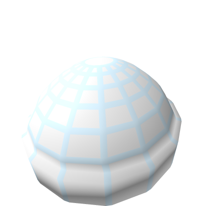 White and blue beanie