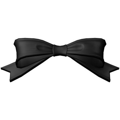 ♡ ┊ cute simple headbow in black