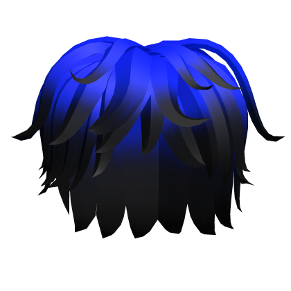 Blue to Black Short Boy Messy Hair