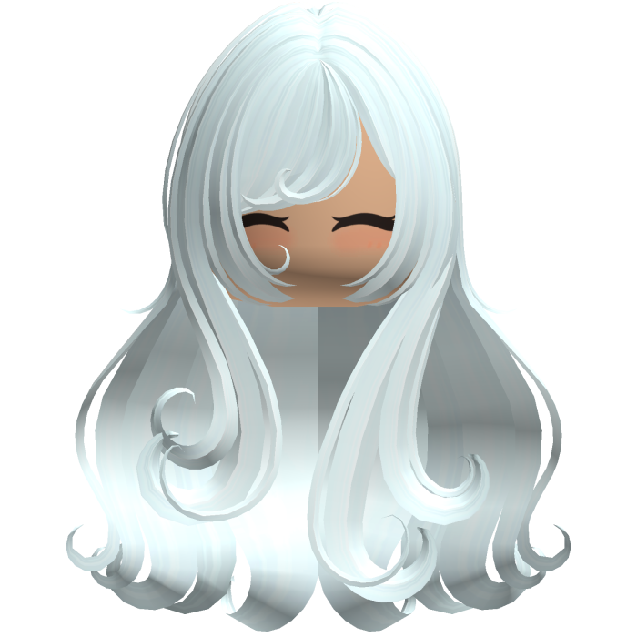 Adorable Cute Moe Light Blue Long Wavy Hair