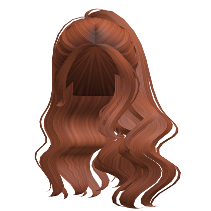 Cute Wavy Shoulder Ponytail (Ginger)