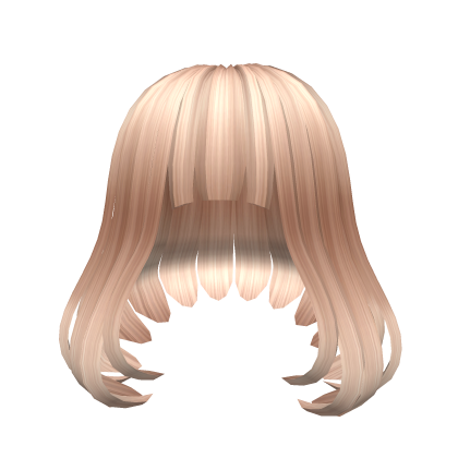 Blonde Cute Short Anime Hair Roblox item