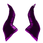 Purple Metal Horns