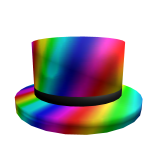 Classic Fancy Rainbow Top Hat