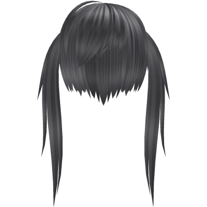 Grey alt vkei anime cute scene cut pigtails Roblox item