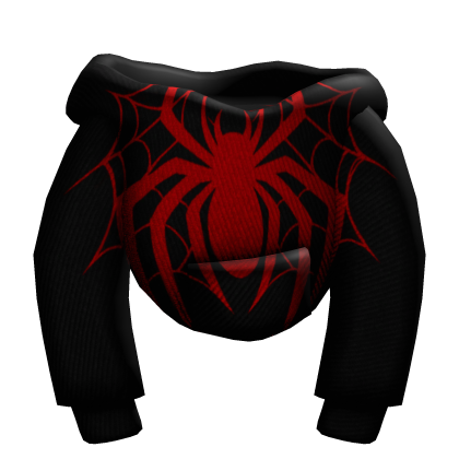 Black Spiderman Male Hoodie Roblox item