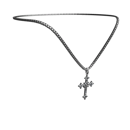 Cross Pendant with Diamonds