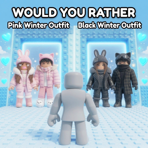 Would You Rather: Winter Boys & Girls Outfit Tower