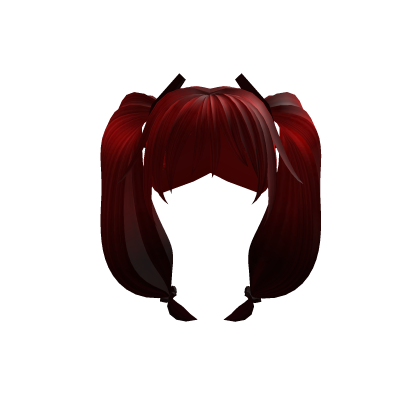 Crimson Red Miku Twintails Roblox item