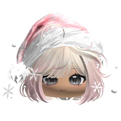 Christmas Bob w/Santa Hat (Beige&Pink)