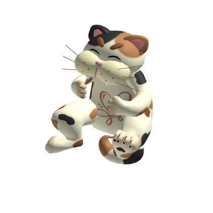Love at first bite calico hug cat thumbnail