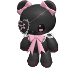 🍀Black Bear Plushie Backpack